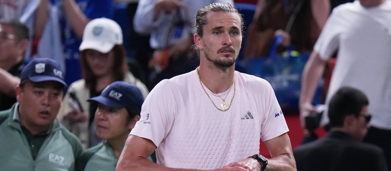 Zverev nach seiner Niederlage in Shanghai gegen Fokina