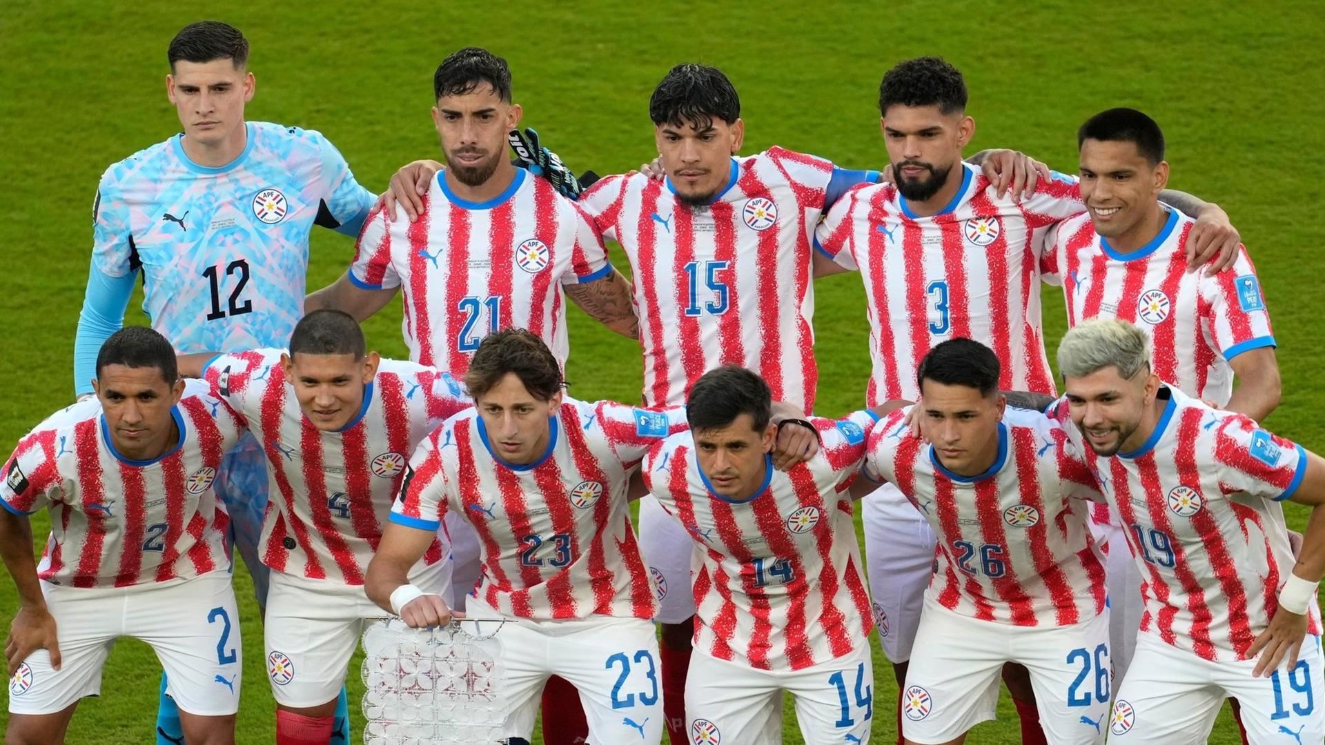 Die Mannschaft von Paraguay | dpa
