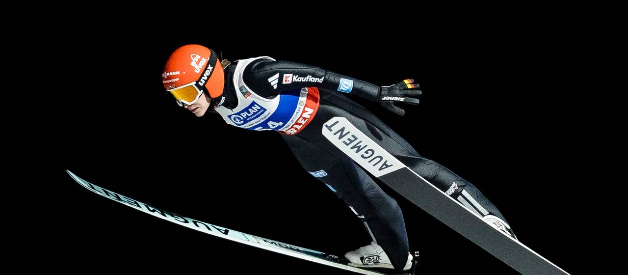 Selina Freitag beim Training