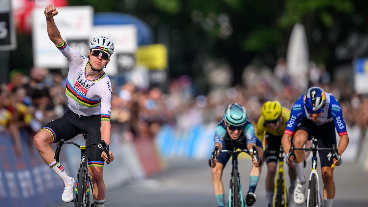 Pogacar siegt im Sprint vor Lipowitz