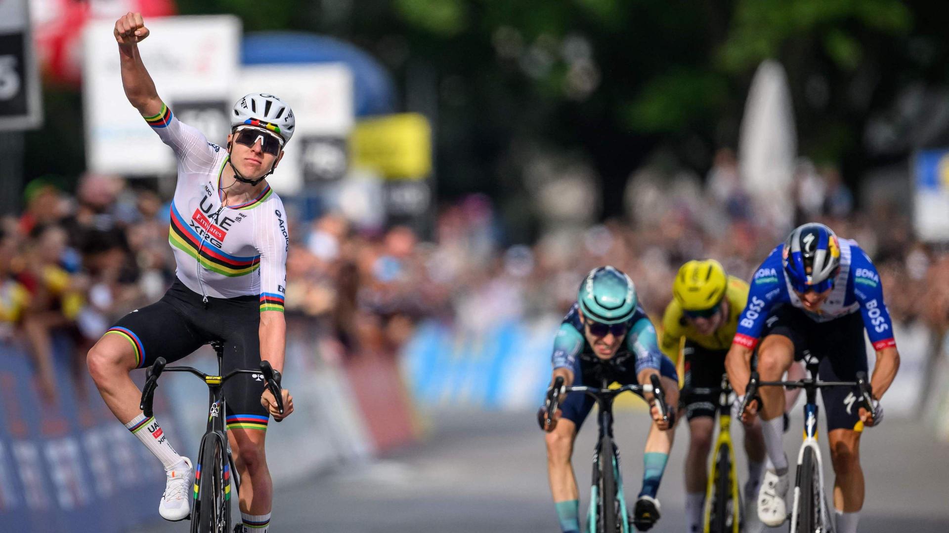Tour de Romandie: Pogacar siegt im Sprint vor Lipowitz