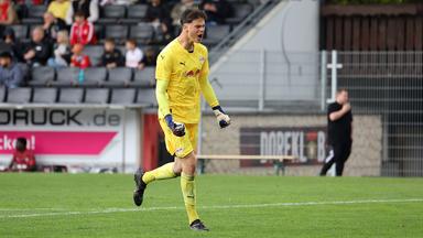 Franz Ferdinand Hantschmann jubelt

