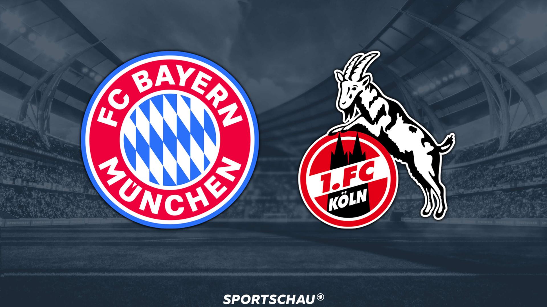 Logo Bayern München gegen 1. FC Köln | ARD