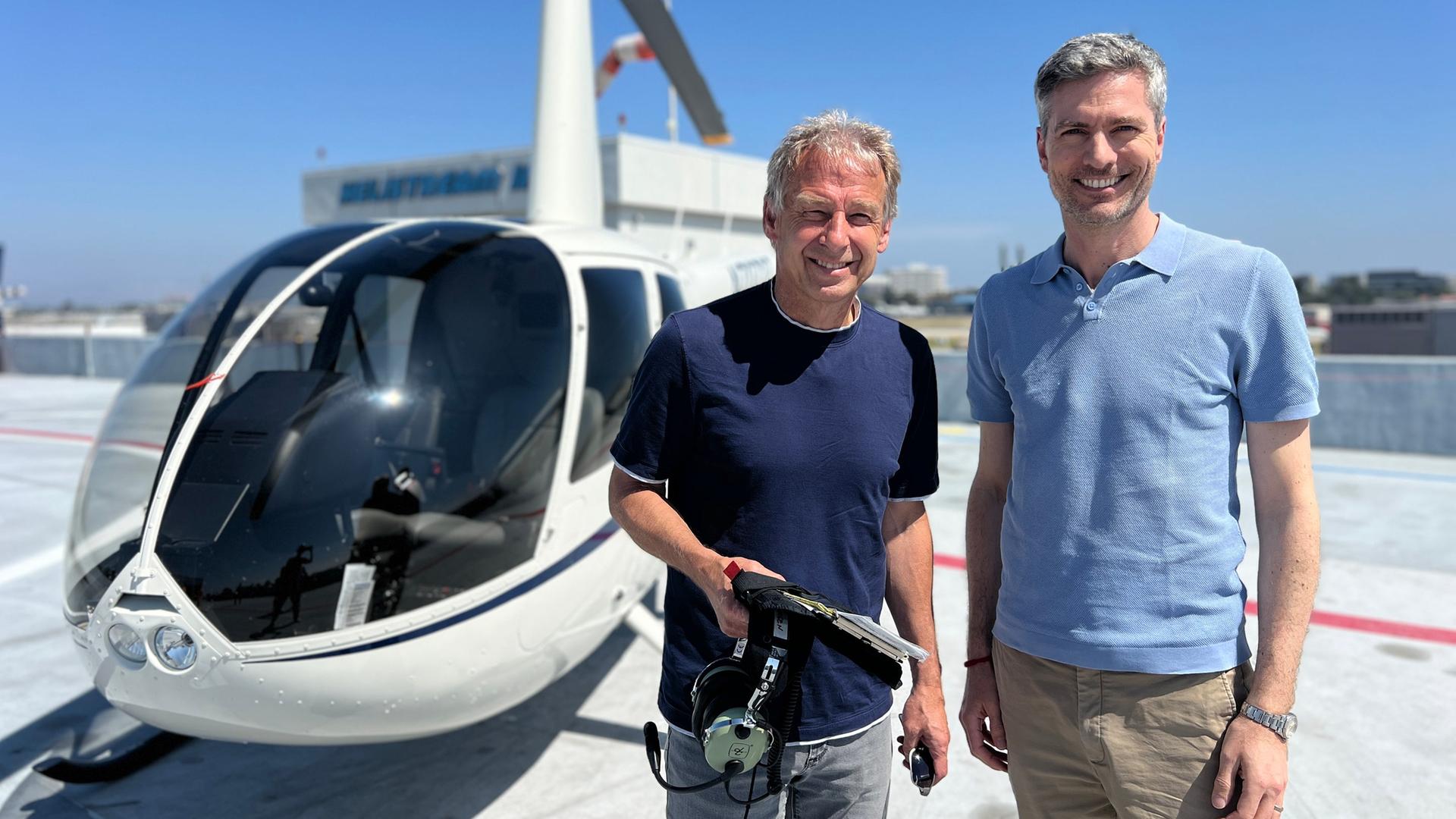 Jürgen Klinsmann und Ingo Zamperoni | Martin Kobold