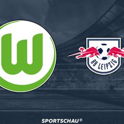 Logo VfL Wolfsburg gegen RB Leipzig