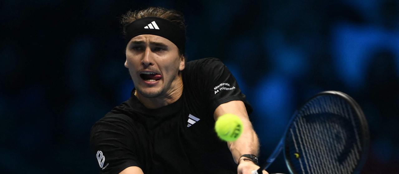 Deutschlands Alexander Zverev in Aktion