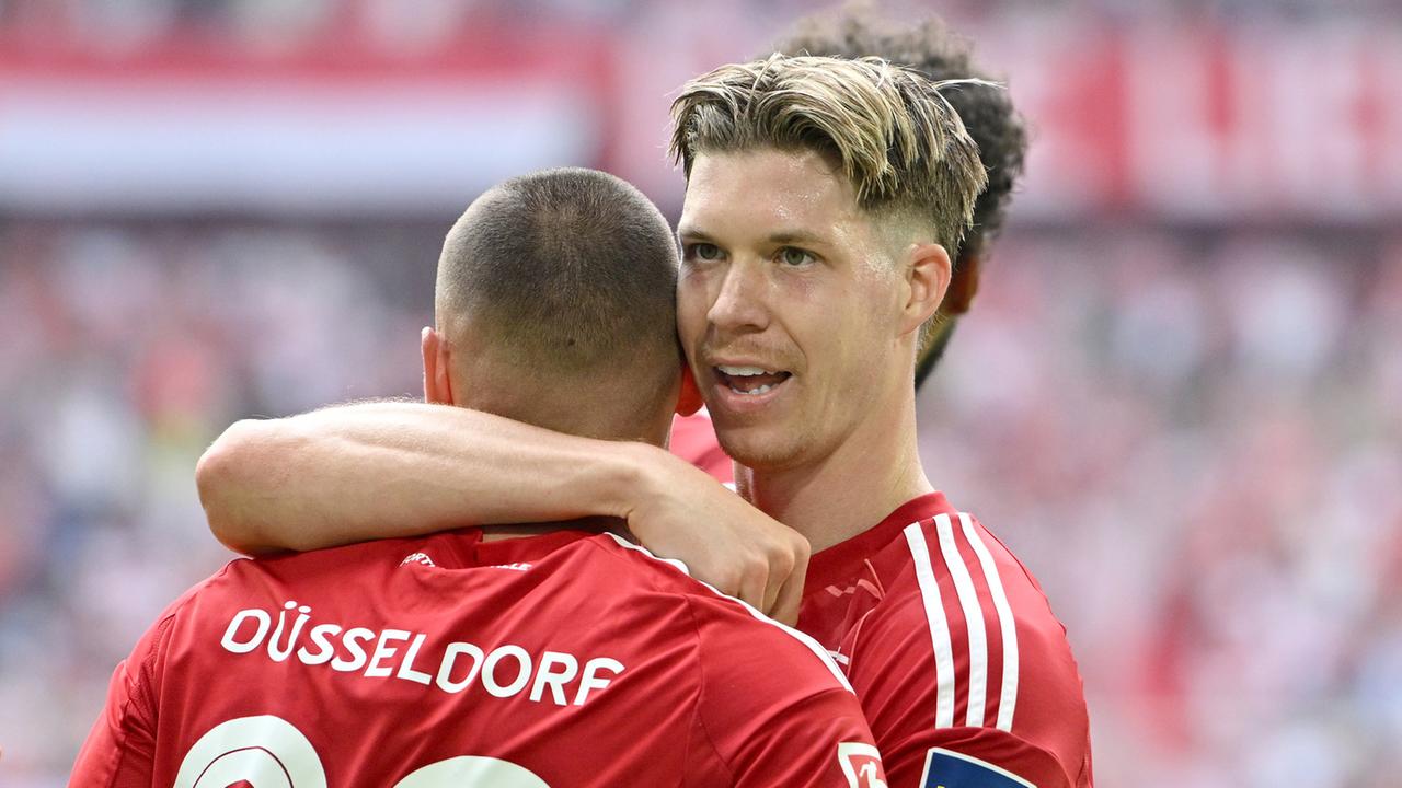 Düsseldorfs Knipser fehlt im Endspiel — photo: Sportschau Fußball