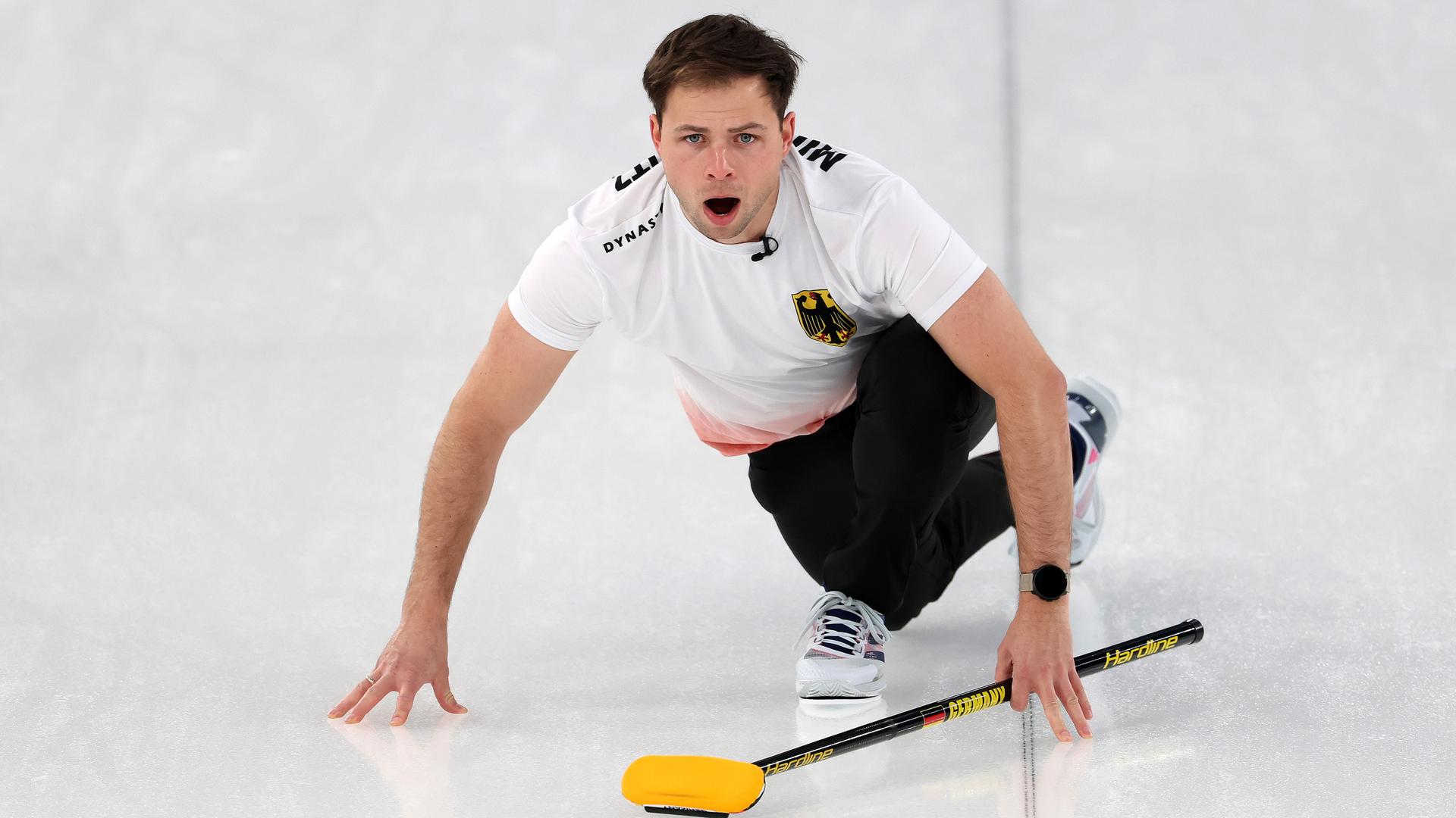 Marc Muskatewitz auf dem Eis bei Olympia | Getty Images
