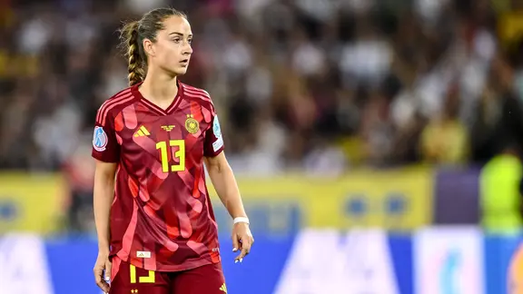 Die deutsche Fußball-Nationalspielerin Sara Däbritz