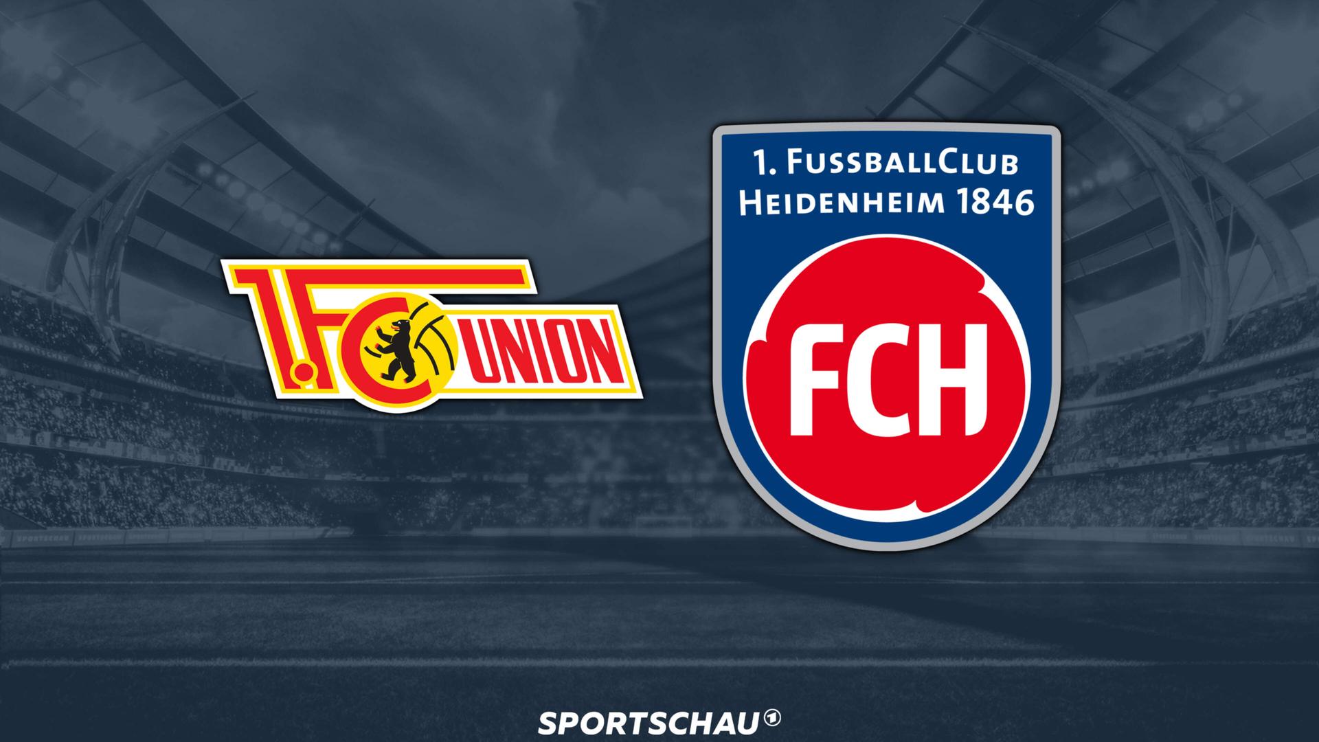 Logo 1. FC Union Berlin gegen 1. FC Heidenheim 1846 | ARD