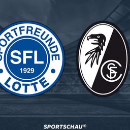Logo Sportfreunde Lotte gegen SC Freiburg