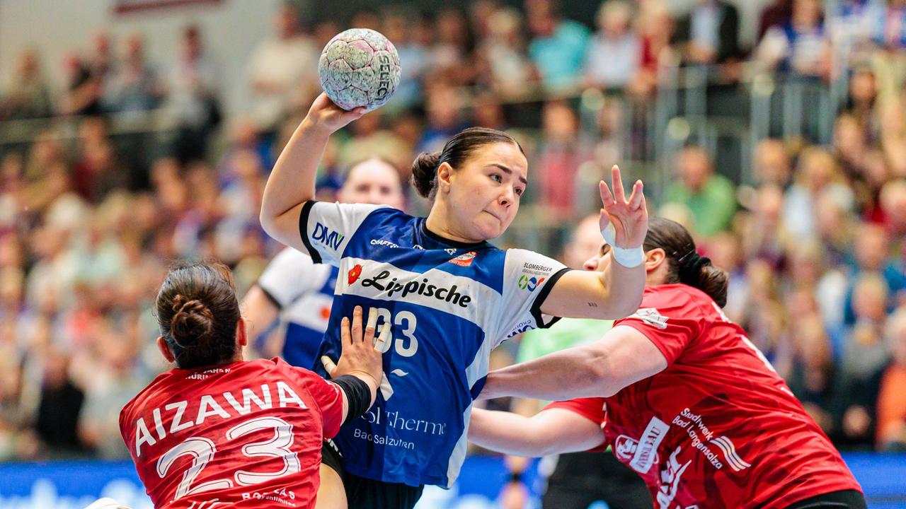 HSG Blomberg-Lippe startet mit Sieg gegen THC in die Halbfinal-Serie