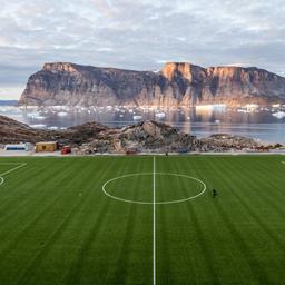 Ein Stadion in Grönland
