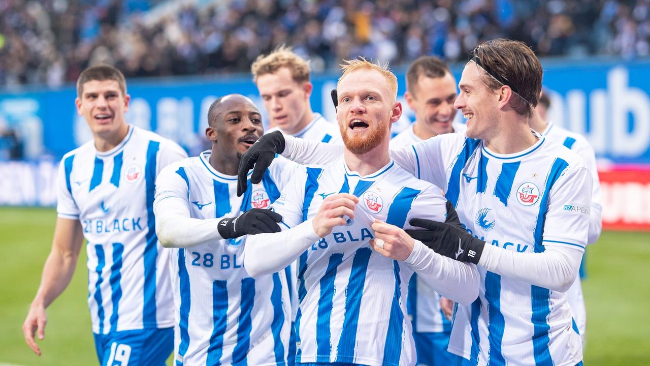 3. Liga 10 gegen Sandhausen Hansa Rostock klopft oben an sportschau.de