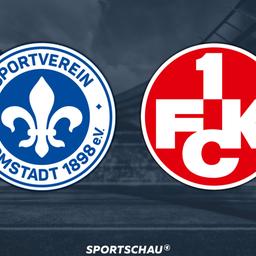 Logo SV Darmstadt 98 gegen 1. FC Kaiserslautern