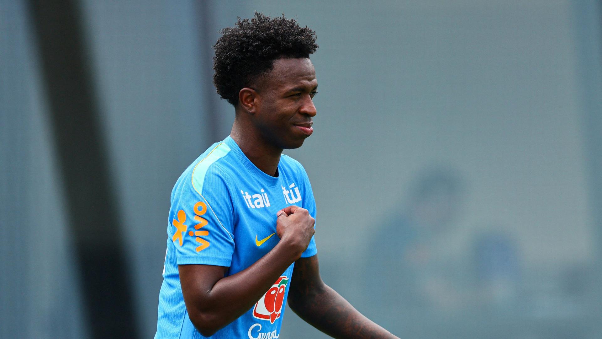 Vini Jr. bei Brasiliens Training | IMAGN IMAGES via Reuters/Caean Couto