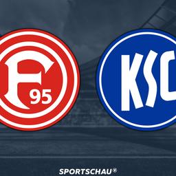 Logo Fortuna Düsseldorf gegen Karlsruher SC