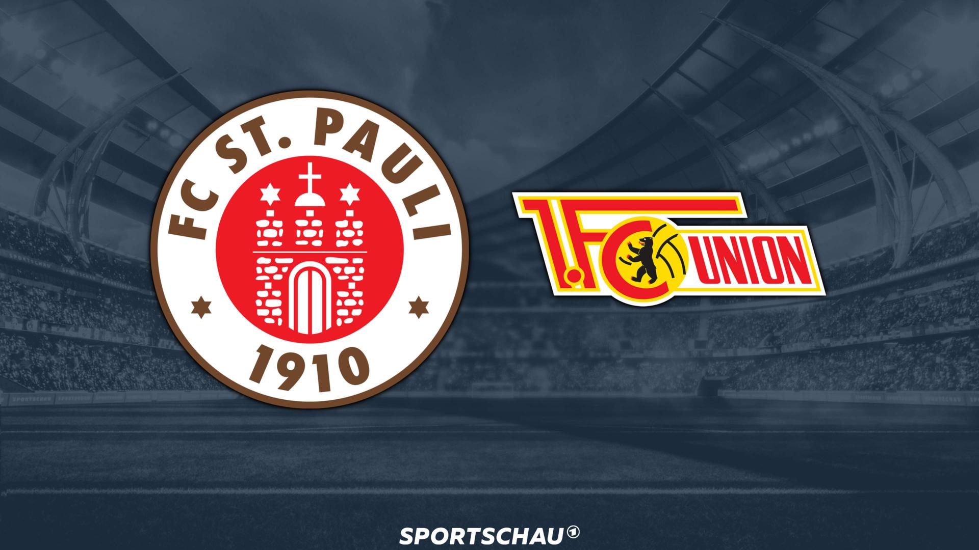 Logo FC St. Pauli gegen 1. FC Union Berlin | ARD