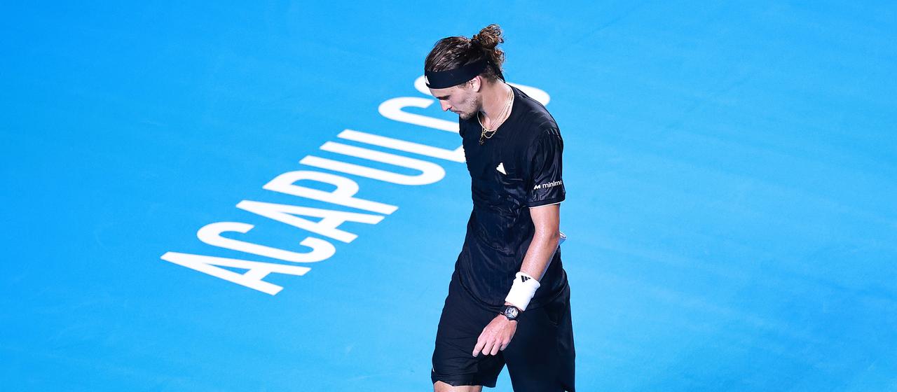 Alexander Zverev während des Spiels gegen Miomir Kecmanovic