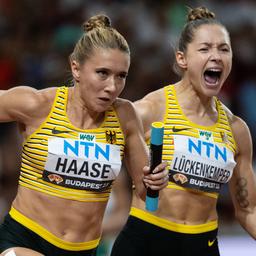 Gina Lückenkemper wechselt auf Rebekka Haase