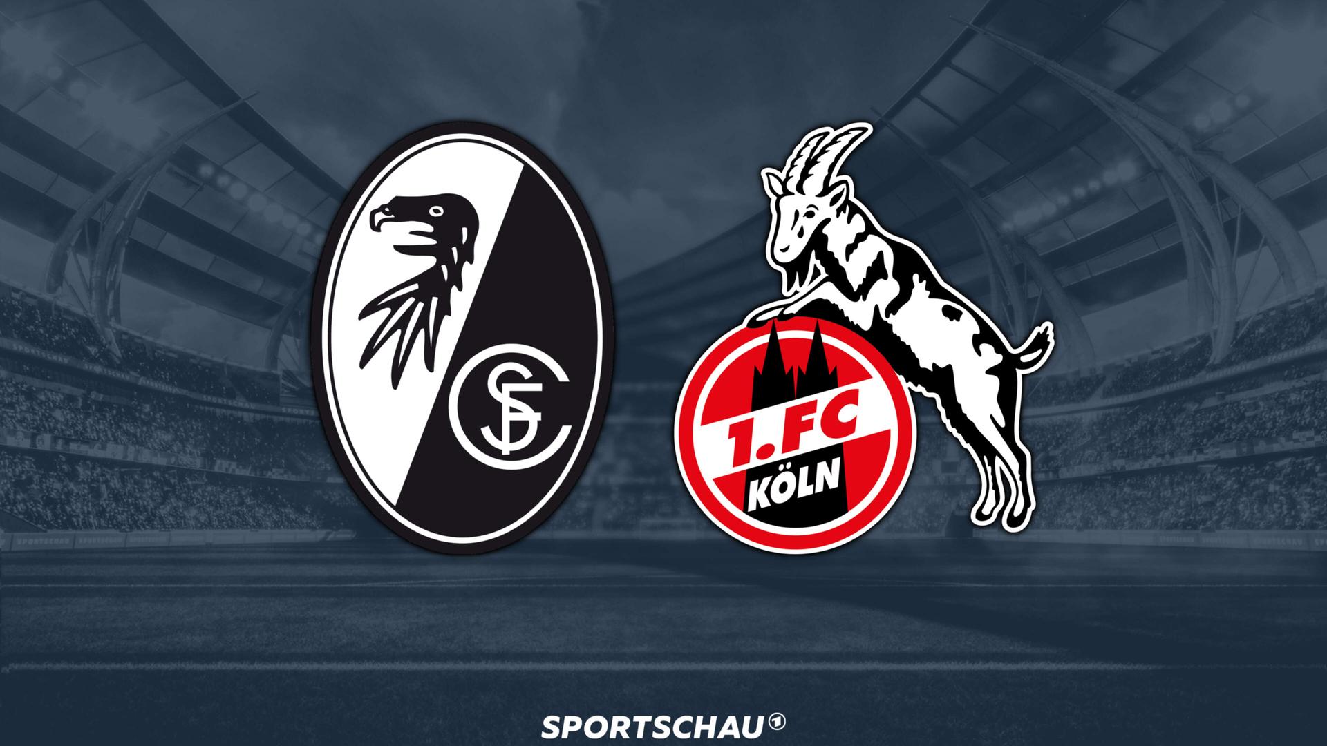 Logo SC Freiburg gegen 1. FC Köln | ARD