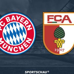 Logo Bayern München gegen FC Augsburg