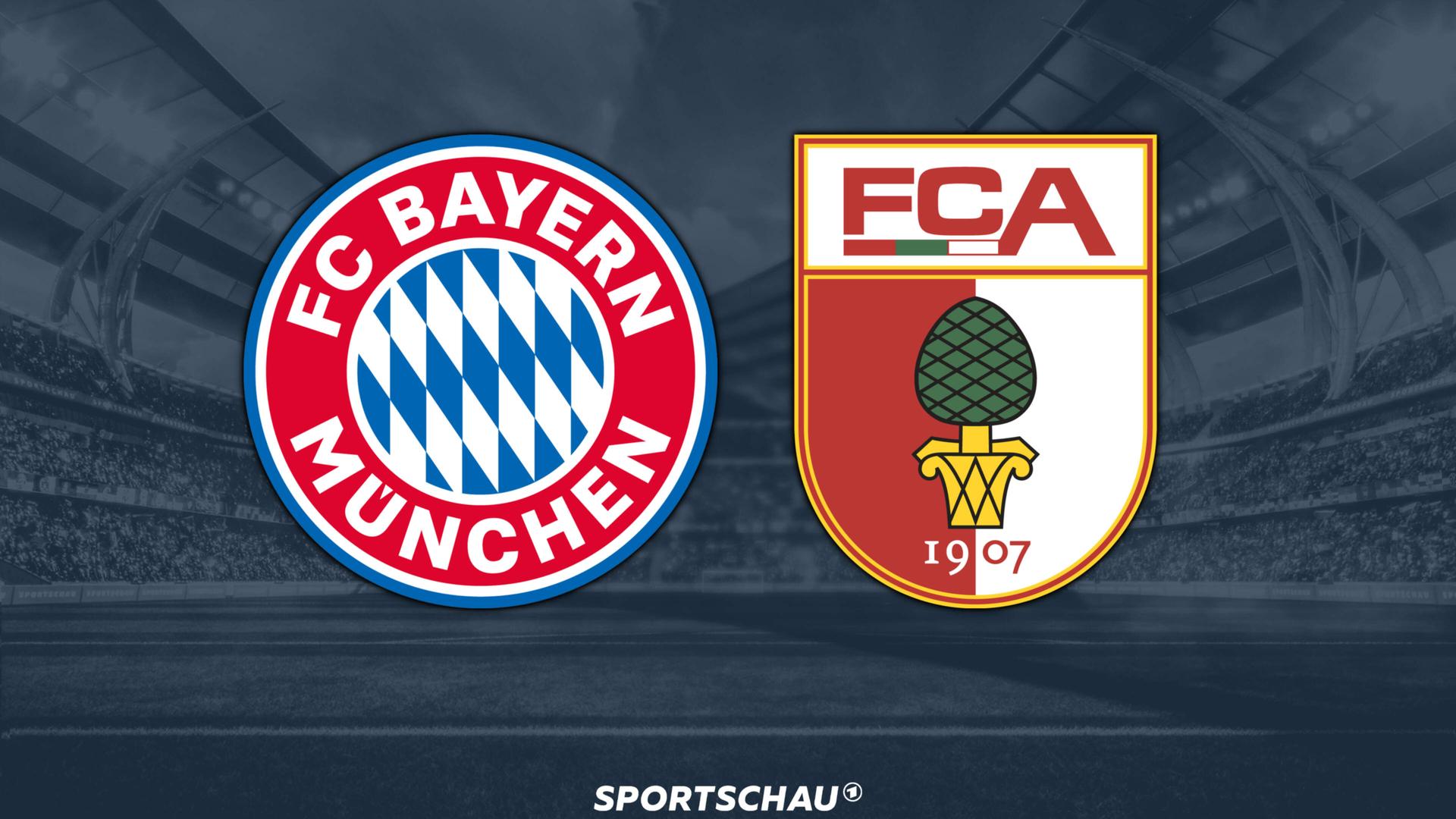Logo Bayern München gegen FC Augsburg | ARD