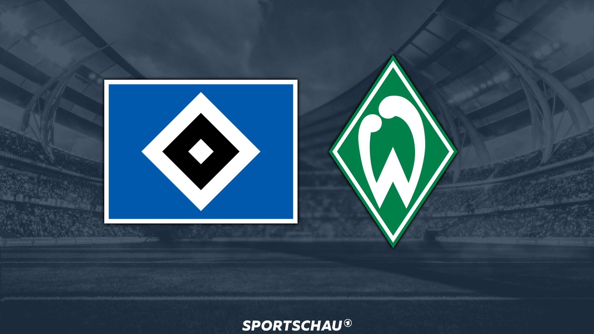 Logo Hamburger SV gegen Werder Bremen | ARD
