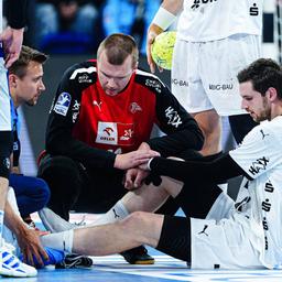 Hendrik Pekeler (THW) verletzt sich im letzten Saisonspiel gegen den ThSV Eisenach.