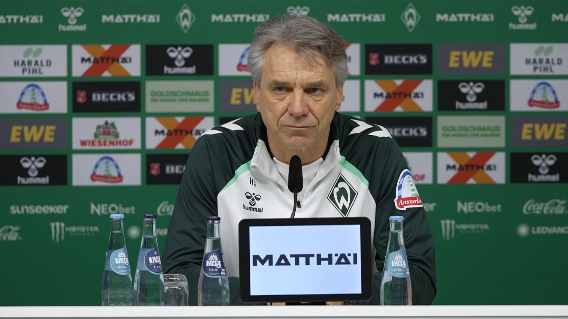 Horst Steffen während einer Pressekonferenz | Sportschau