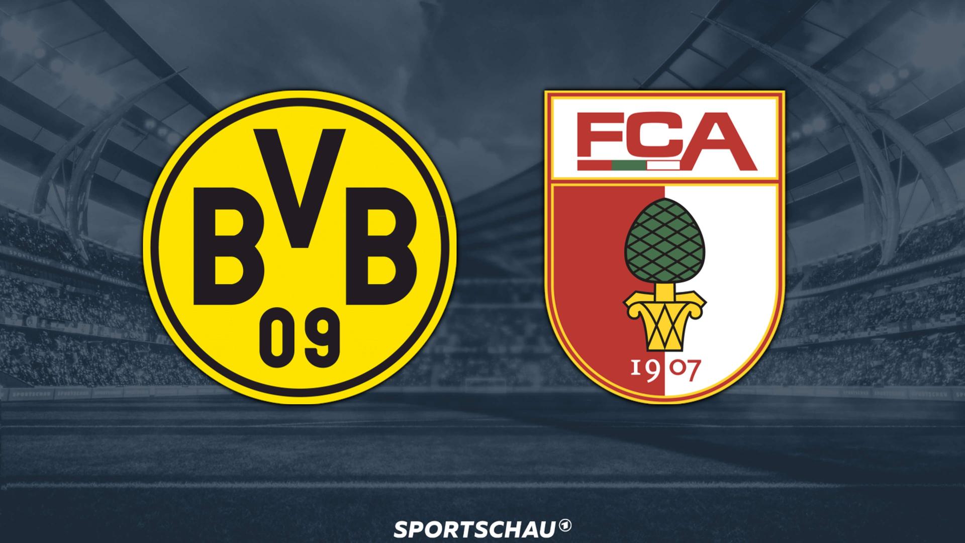 Logo Borussia Dortmund gegen FC Augsburg | ARD