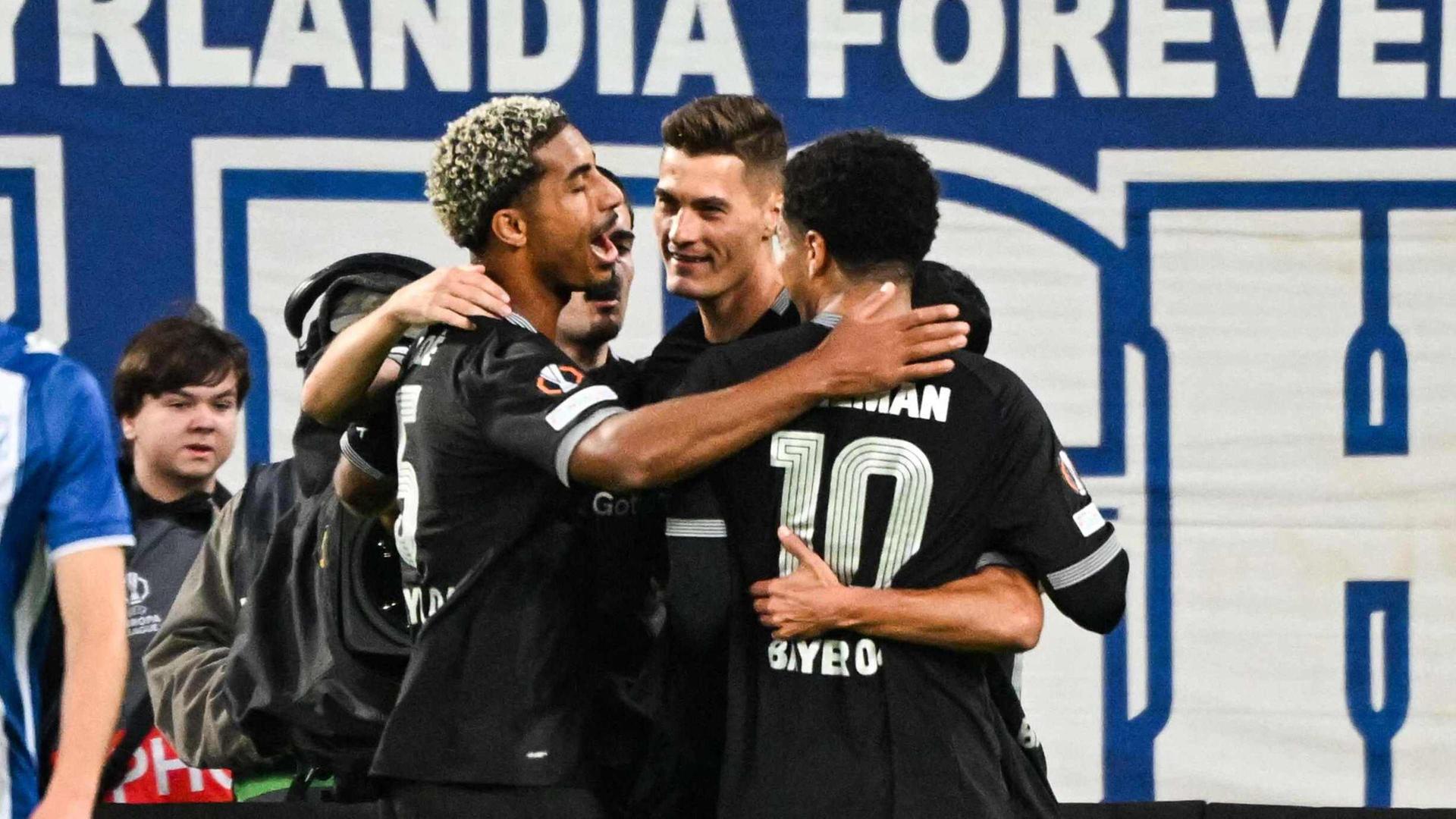 Leverkusen bejubelt 1:0 | AFP