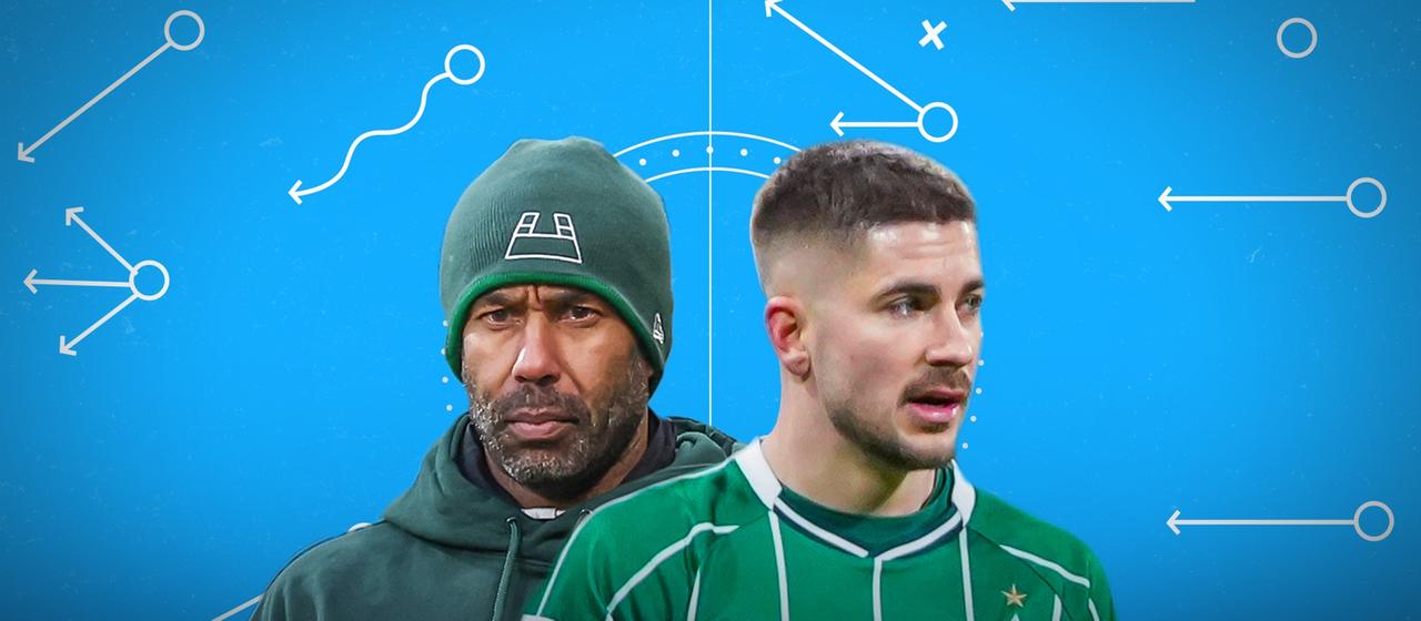 Daniel Thioune und Romano Schmid