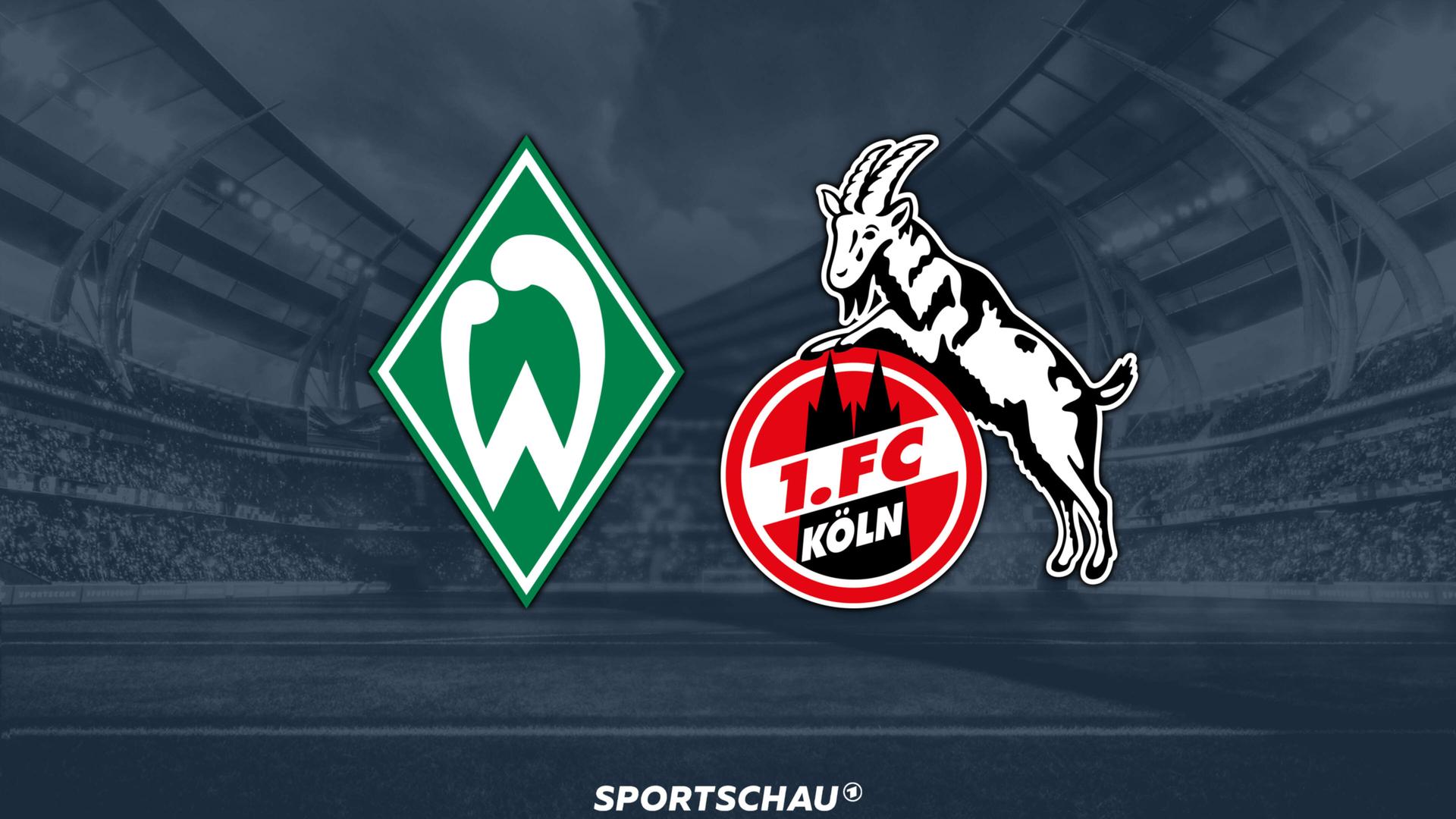 Logo Werder Bremen gegen 1. FC Köln | ARD