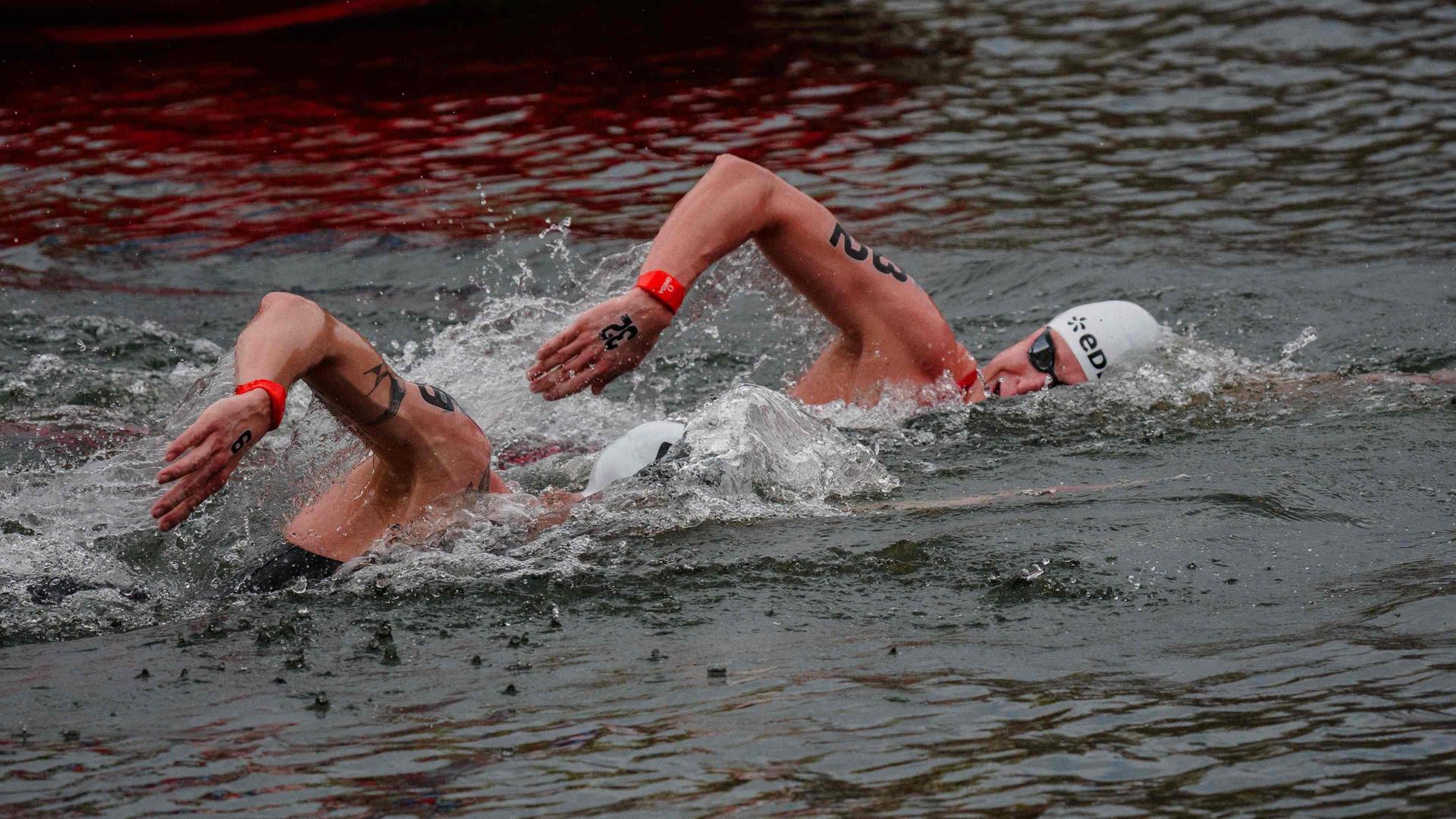 Jetzt live - 3 km Freiwasser Knockout der Männer