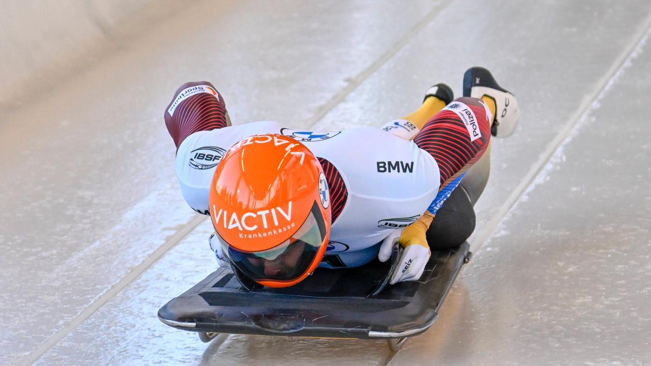 Zweiter Weltcup in Pyeongchang Skeleton der Männer der 1. Lauf im Re