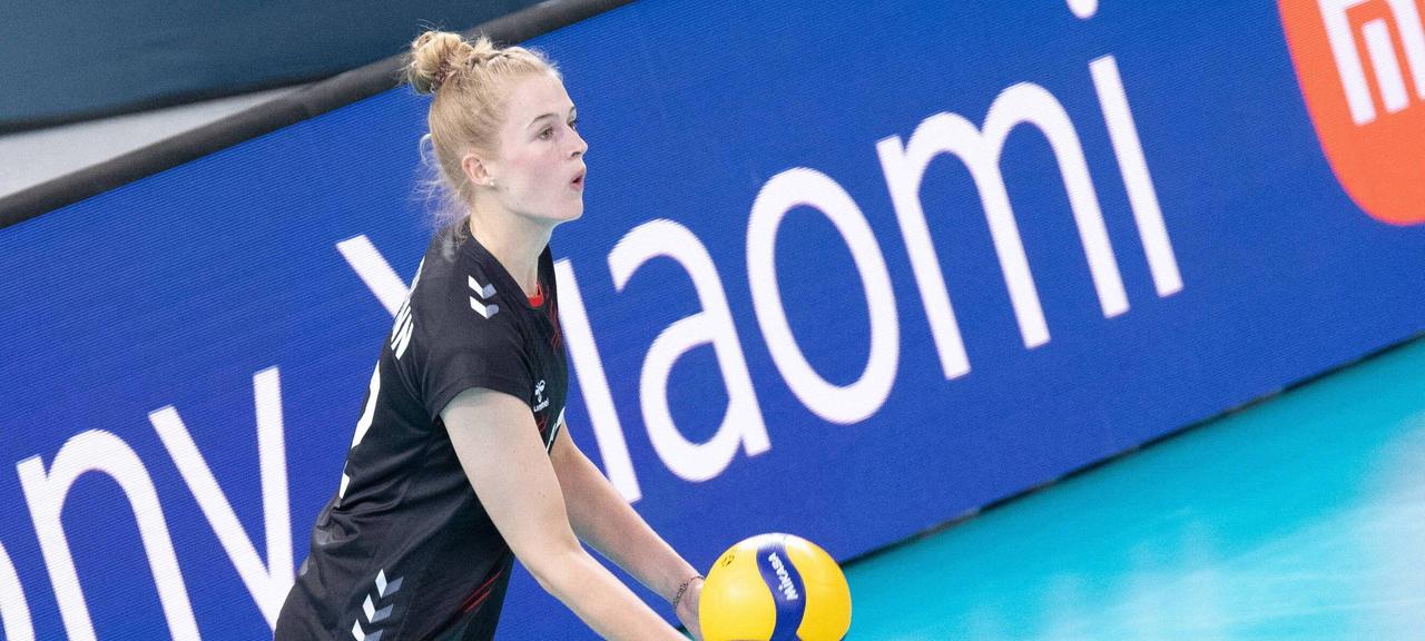 Hanna Orthmann von der deutschen Volleyball-Nationalmannschaft | Newspix/imago images Hanna Orthmann von der deutschen Volleyball-Nationalmannschaft
