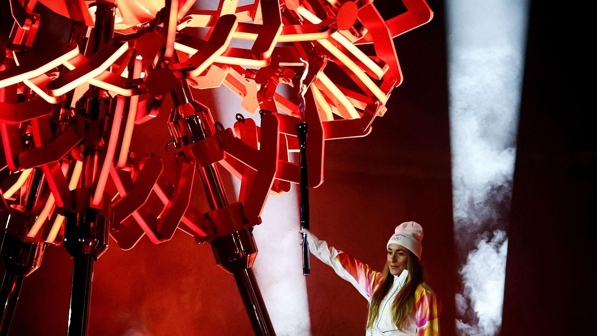 Das olympische Feuer wird entzÃ¼ndet | IMAGO/Bildbyran