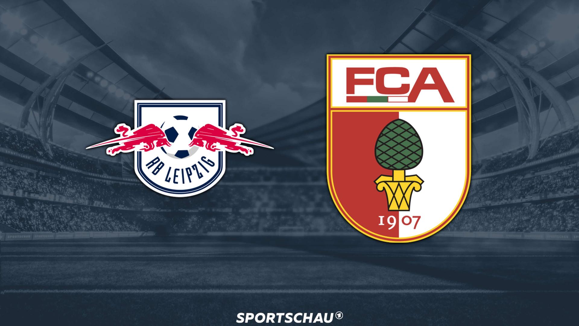 Logo RB Leipzig gegen FC Augsburg | ARD