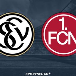 Logo SV 07 Elversberg gegen 1. FC Nürnberg