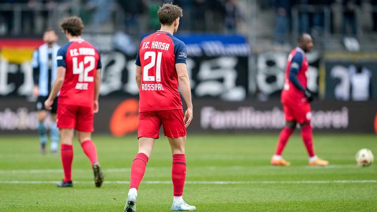 Rostocks Spieler sind enttäuscht