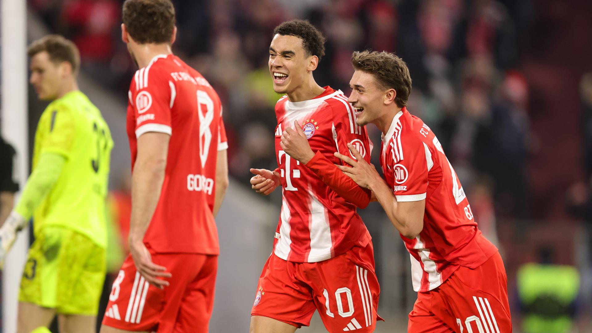 Jamal Musiala jubelt | Marcel Engelbrecht /firo Sportphoto