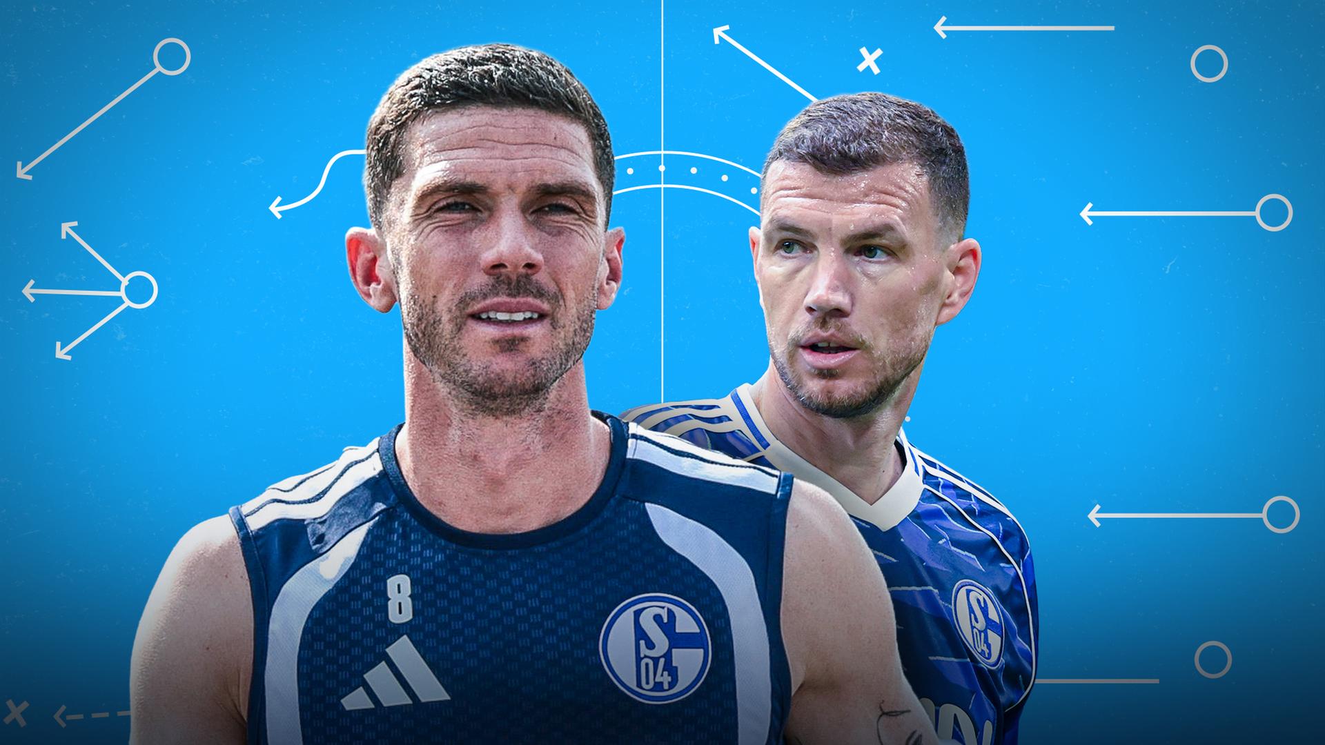 Robin Gosens (l.) und Edin Dzeko (r.)  | sportschau