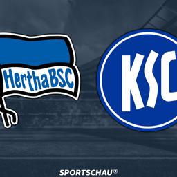 Logo Hertha BSC gegen Karlsruher SC