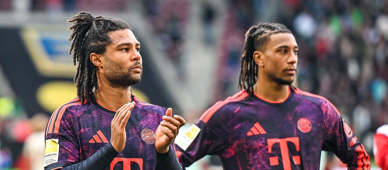 Serge Gnabry (l.) könnte Michael Olise in der Champions-League-Partie gegen den 