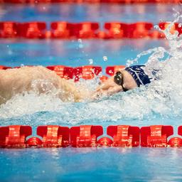 Schwimmer Lukas Märtens bei der DM 2025 in Berlin