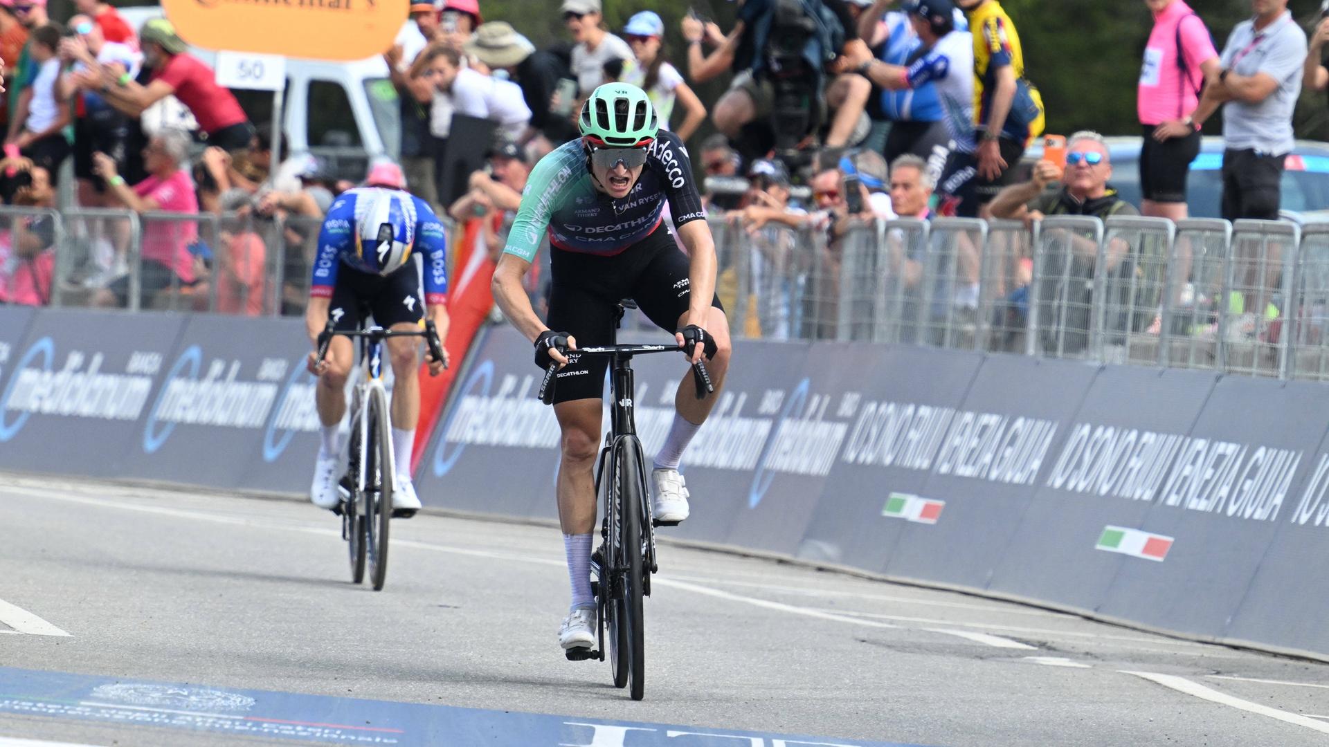 Felix Gall beim Giro d'Italia - der Unkaputtbare