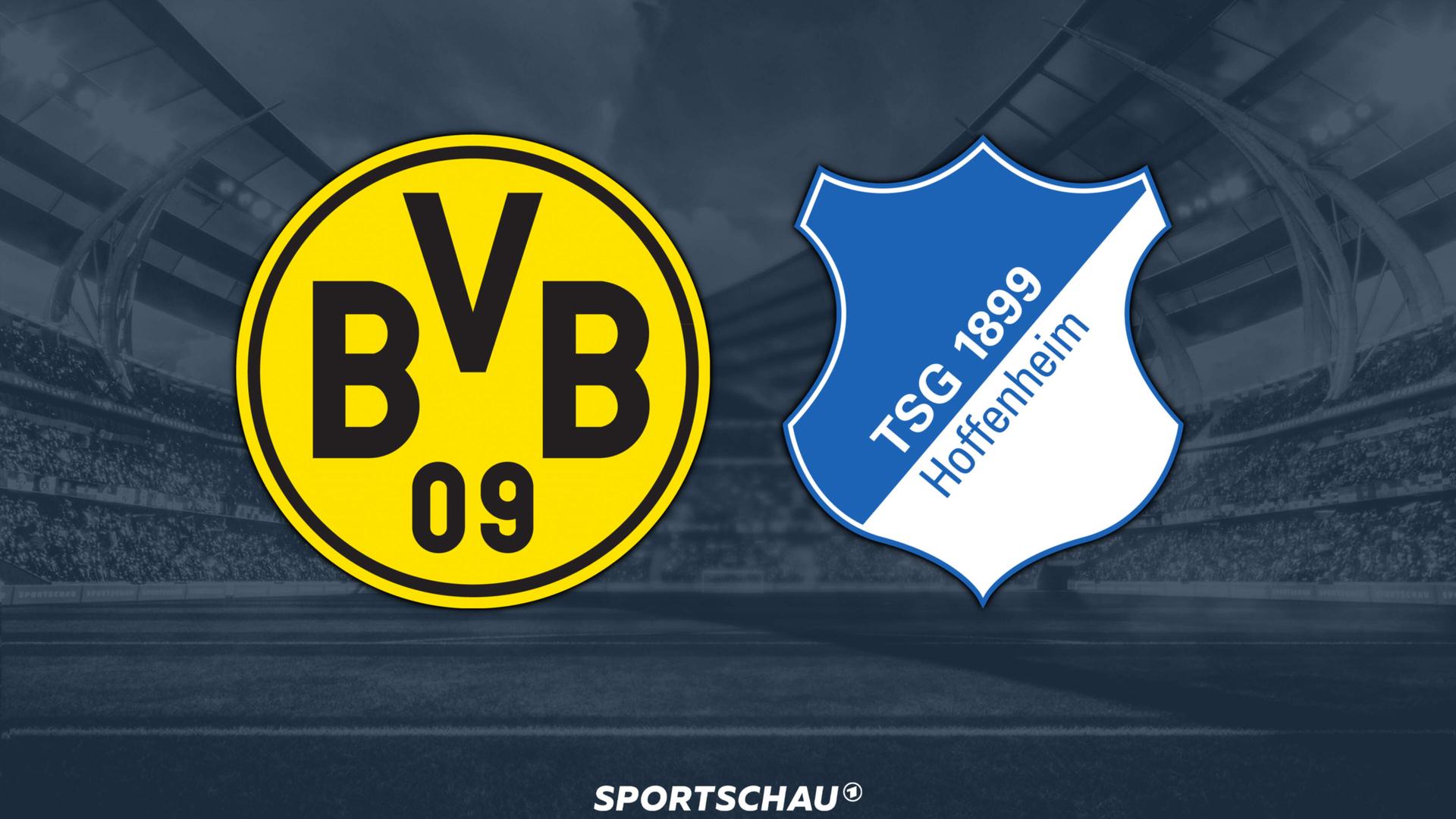 Logo Borussia Dortmund gegen 1899 Hoffenheim | ARD