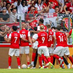 Havelses Spieler bejubeln einen Treffer