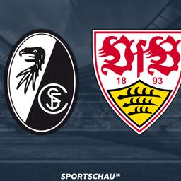 Logo SC Freiburg gegen VfB Stuttgart